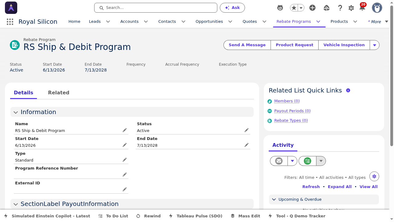 RS Ship & Debit Program — Overview